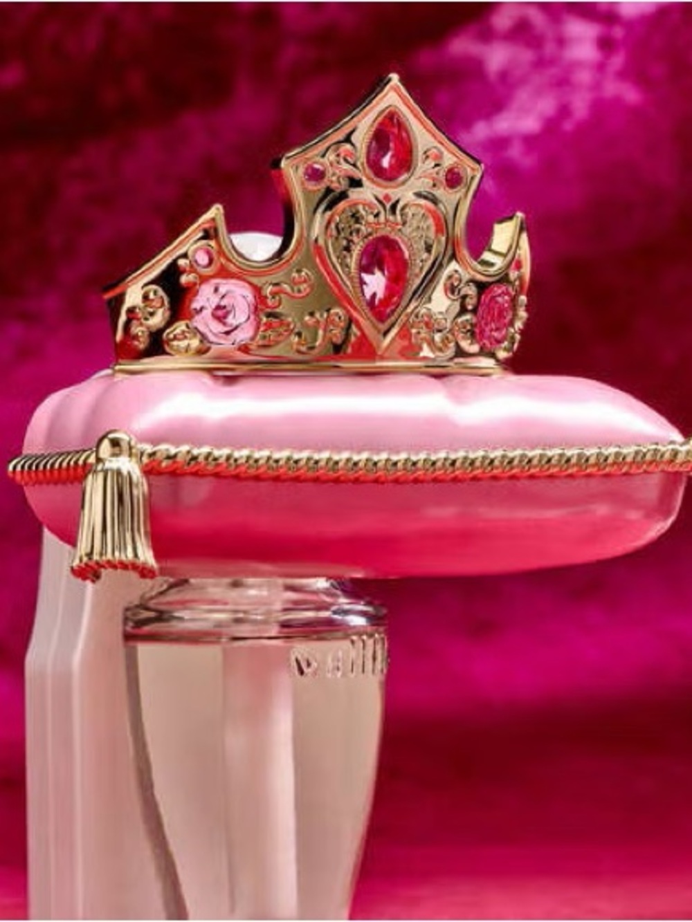 Disney Princess 👑 Aurora Wallflower Plug in Pink and Gold Princess Crown Clutch